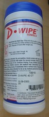 D-WIPE 40 Count Lead Remover Wipes