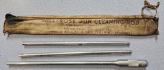 Vintage Mil-Rose Aluminum 3-Section Shotgun Cleaning Rod – 32″ – 35″ OAL