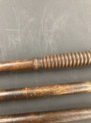 Vintage Three Piece Wood and Brass Gun Cleaning Rod
