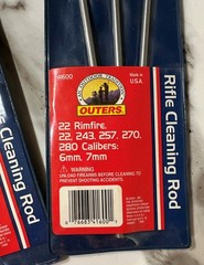 LOT OF 3 Outers Rifle & Shotgun Cleaning Rods NEW 41600, 41605 & 41700