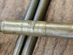 Vintage C.M. Powers Brass 3 Piece Gun Cleaning Rod Faries MFG CO. 12 Ga 20 Ga