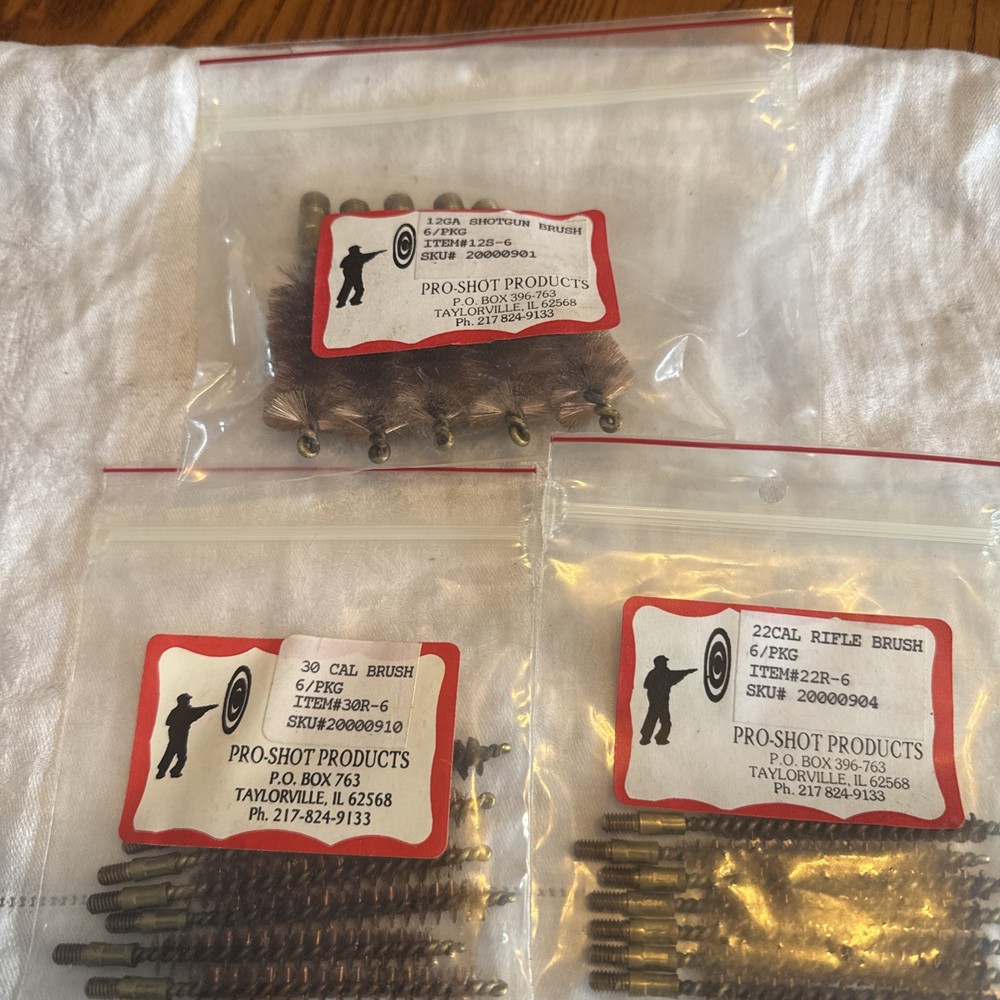 Pro-Shot Products Gun Cleaning Brushes (3)