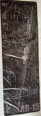 Tekmat AR15- Cut Away Cleaning Mat Black Ultra Long 35 x 12 Inch Pack of 1
