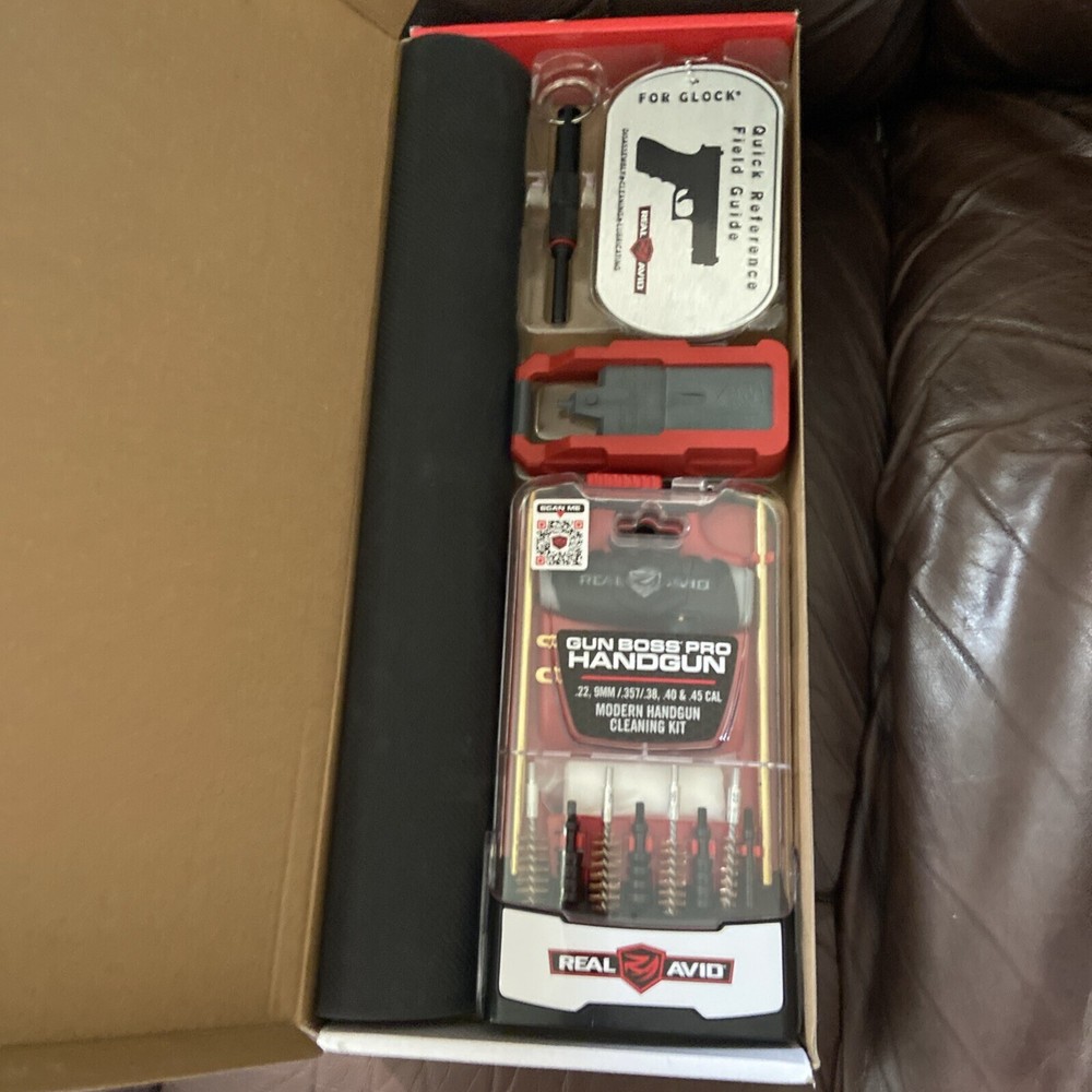 Real Avid Glock Cleaning Kit with Gun Boss, 2-in-1 Tool, Smart Mat & Field Guide
