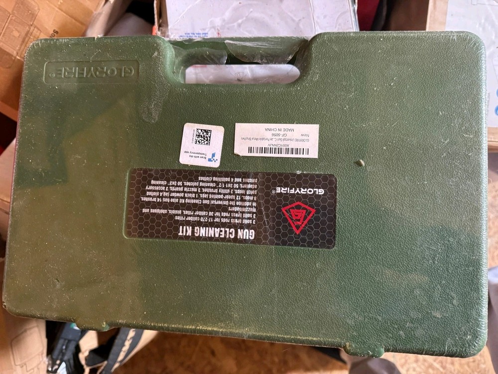 Sealed GLORYFIRE Universal Gun Cleaning Kit for All Firearms Green Case