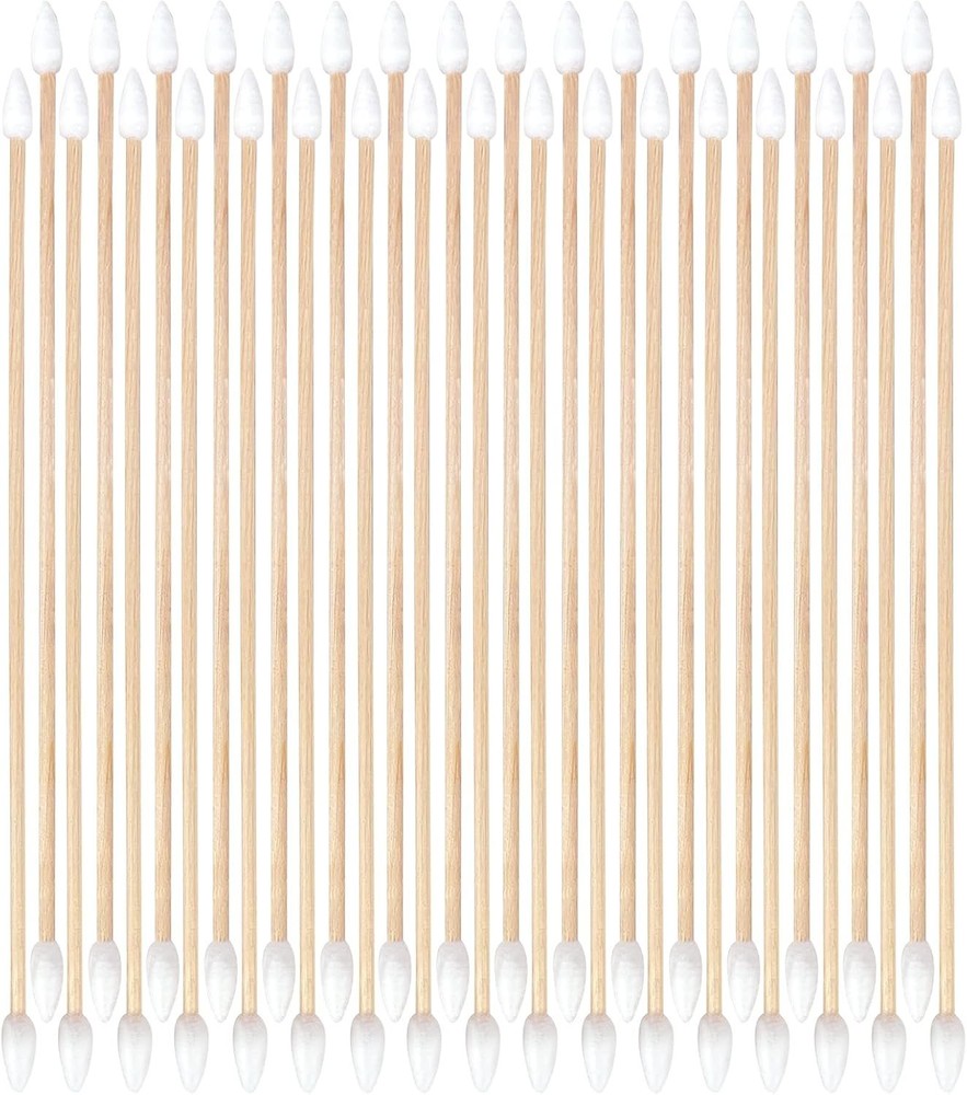 400/200 Ct 6 Inch Double-Ended Gun Cleaning Swabs with Bamboo Sticks – Ideal for
