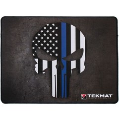 TekMat Ultra Premium Gun Cleaning Mat – 20″ X 15″ – Punisher Blue Line