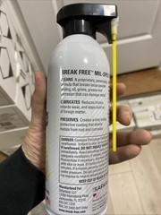 Break-Free Liquid Cleaner Lubricant Aerosol Can, 12Oz (CLP-12-12)