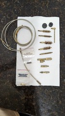 Mixed Lot of (10) Rifle Cleaning Long Rods and Accessories