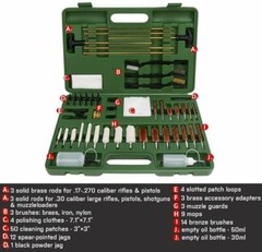 Universal Gun Cleaning Kit for Rifle Pistol Shotgun Muzzleloader for any Caliber