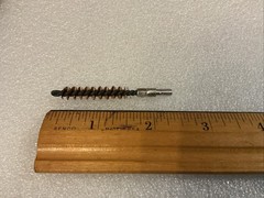 Lot of 6 NOS,Kleen Bore Pistol Chamber Bronze Brushes,.25/.257 Caliber