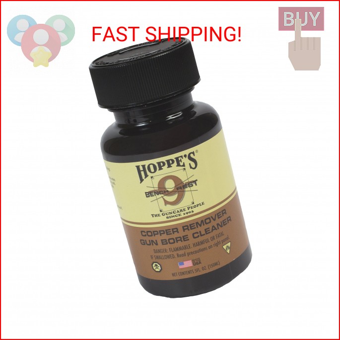 Hoppe’s Bench Rest 9 Copper Solvent, 5 Ounce Bottle