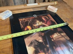 VINTAGE Lot of 4 – Rig Sporting Goods Posters Advertising Gun Cleaning Shotgun