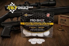 Pro-Shot Premium Gun Cleaning Patches – 100% Cotton Flannel, Superior Weave Tech