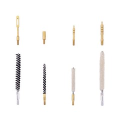 .177 Cal & .22 Cal Airgun Cleaning Kit with Cotton Mop Nylon Brushes Flex Cable