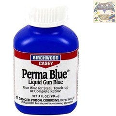 Non-Streaky Spanish Super Blue Liquid Gun Blue for Expert Firearm Care, 3 FL OZ