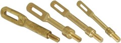 Tipton Brass Slotted Tip Gun Jags for Rifles/Handguns – 4 Caliber Sizes Included