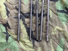 USMC Army Military Armory Surplus 5 Piece Small Arms Cleaning Rod .50 Cal USGI