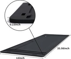 36″ x 12″ Anti-Slip Magnetic Gun Cleaning Mat for Efficient Maintenance