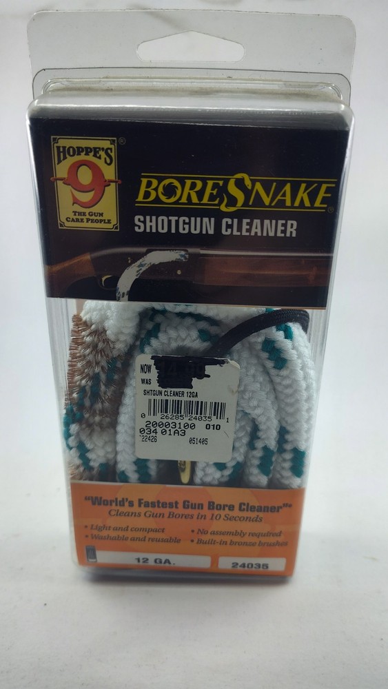 HOPPE’S BORE SNAKE 12GA Shotgun Cleaner Rope BoreSnake 12 GAUGE New