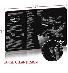 TekMat® Gun Cleaning/Repair Mat for Glock, 11″ x 17″ Neoprene Rubber, SHIPS FREE