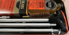 Vintage Sears Roebuck Shotgun Cleaning Kit New Old Stock Original Box USA