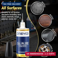 Gun Cleaning Oil, Gun Lubricant and Cleaner for Firearm Maintenance and Rust Pre