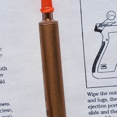 COPPER COLORED LUBRICANT Fits GLOCK Large 3ML Orange Cap Factory Applicator