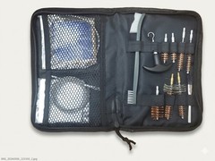 NRA-ILA Universal Gun Cleaning Kit – Tactical Zippered Case with Brushes & Oil