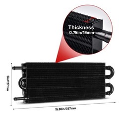 5/16″ Transmission Oil Cooler Kit Tube and Fin Cooler Kit Universal 405 4 Pass