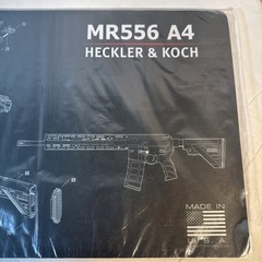 Heckler & Koch HK MR 556 Counter Cleaning Mat 12 X 35 Exploded View Official Lic
