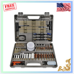 New Elite Gun Cleaning Kit Universal Handgun Shotgun Pistol Brass Brushes Rods