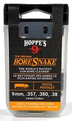 HOPPE’S BORESNAKE DEN 9mm & 38/380/357 caliber Pistol Cleaning Kit 24002D