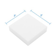 1000 Pcs 2” x 2” Soft Square Cotton Flannel Gun Cleaning Patches with Carton Box