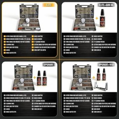 New Elite Gun Cleaning Kit Universal Handgun Shotgun Pistol Brass Brushes Rods