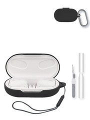 Case for JBL SoundGear Sense Earbuds,Soft Protective, Silicone Case Cover Black