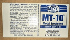 MT-10 Metal Treatment Part # MT-10-2 Treats One Quart Of Oil
