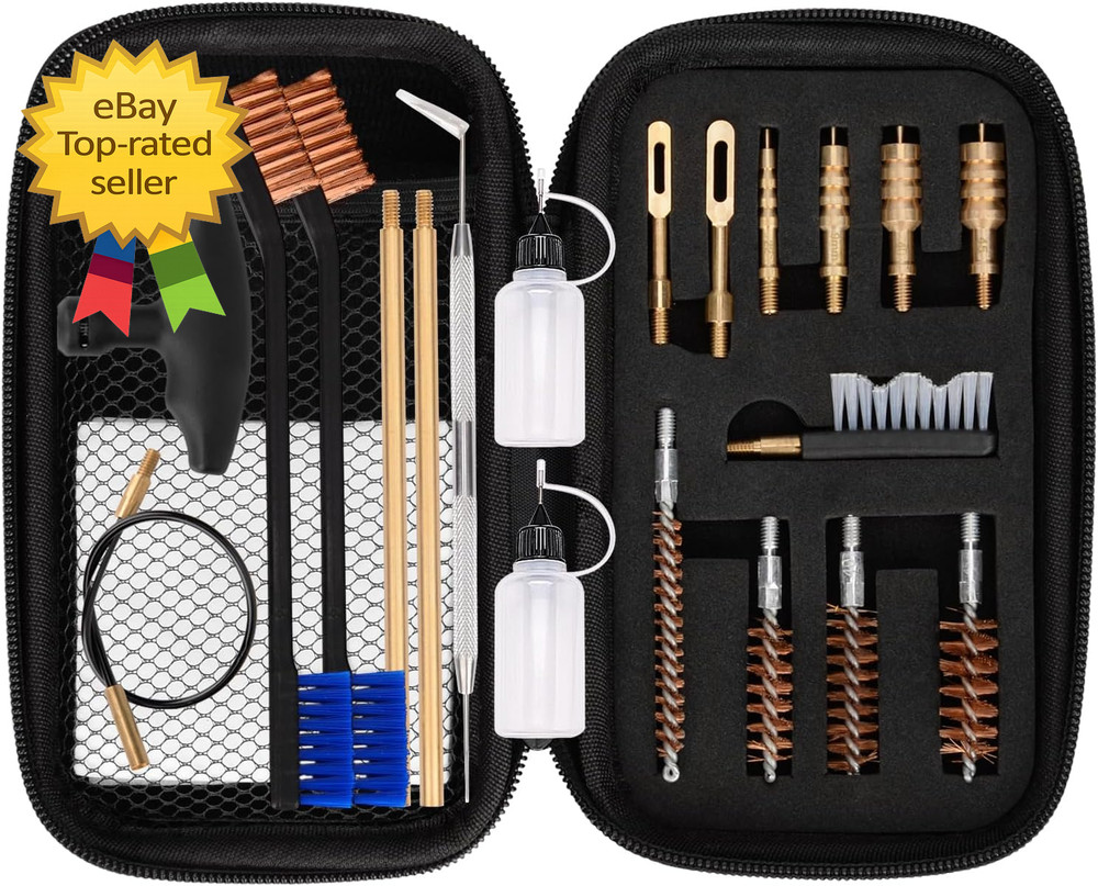 Universal Handgun Cleaning Kit .22,.357,.38,9Mm,.45 Caliber Pistol Cleaning Kit