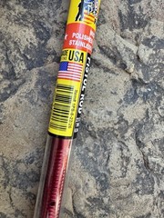 Pro-Shot 1 Piece Polished Stainless Cleaning Rod. 22 Cal 8″. New.