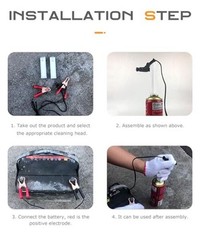 4PCS Automotive Fuel Injector Cleaning Kit,Car Accessories Fuel Injector