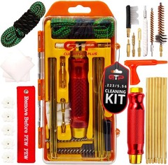 Gun Cleaning Kit for .223/5.56 – Portable Tool Case with Brass Rods, Jag, Bru…