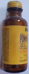 1960’s Hoppes Nitro Powder Solvent #9 Empty Bottle Paper Label