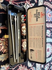 Vintage P-477 Outers Rifle Cleaning Kit .30 caliber Feed Rescue Horses Hay / Oat