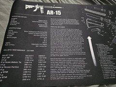 TekMat Rifle Parts Diagram Gun Cleaning Breakdown Pad Mat 35 X 12 Rubber Bottom