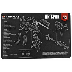 TekMat TEKR17HKSP5K HK SP5K Cleaning Mat Black/White Rubber 11″x17″ HK SP5K Part