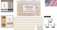 Barrel-Safe Cleaning Pellets for .177 Caliber – 300 Natural Cotton Felt with Box