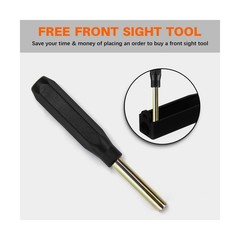 Universal Pistol Sight Pusher Tool Upgraded with Free Front Sight Tool Instal…