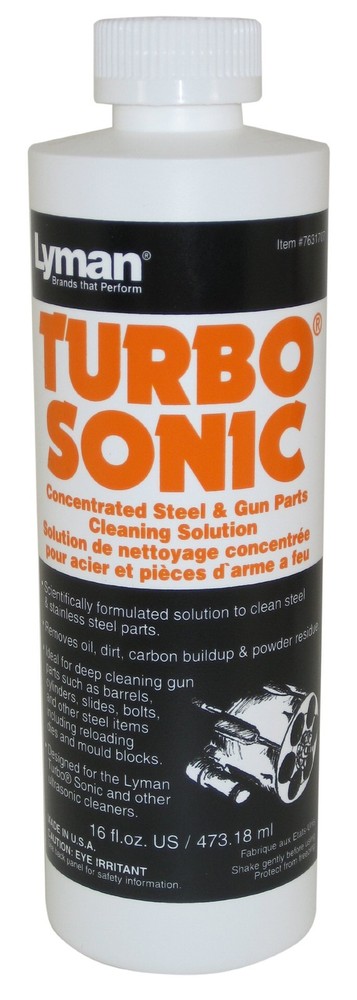 Lyman Turbo Sonic Gun Parts Cleaning Solution 16oz One Size, Black