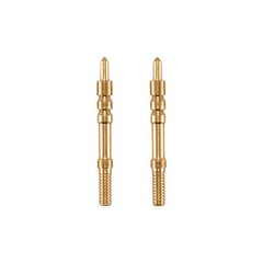 2Pcs/Lots .17 Caliber Solid Brass Spear Pointed Jag Gun Clean Accessories Brass