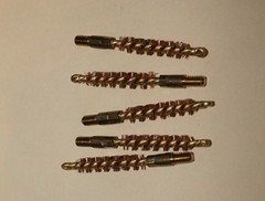 5 pack pistol bore brushes 22 caliber (8-32 standard thread) US Made Ships Free